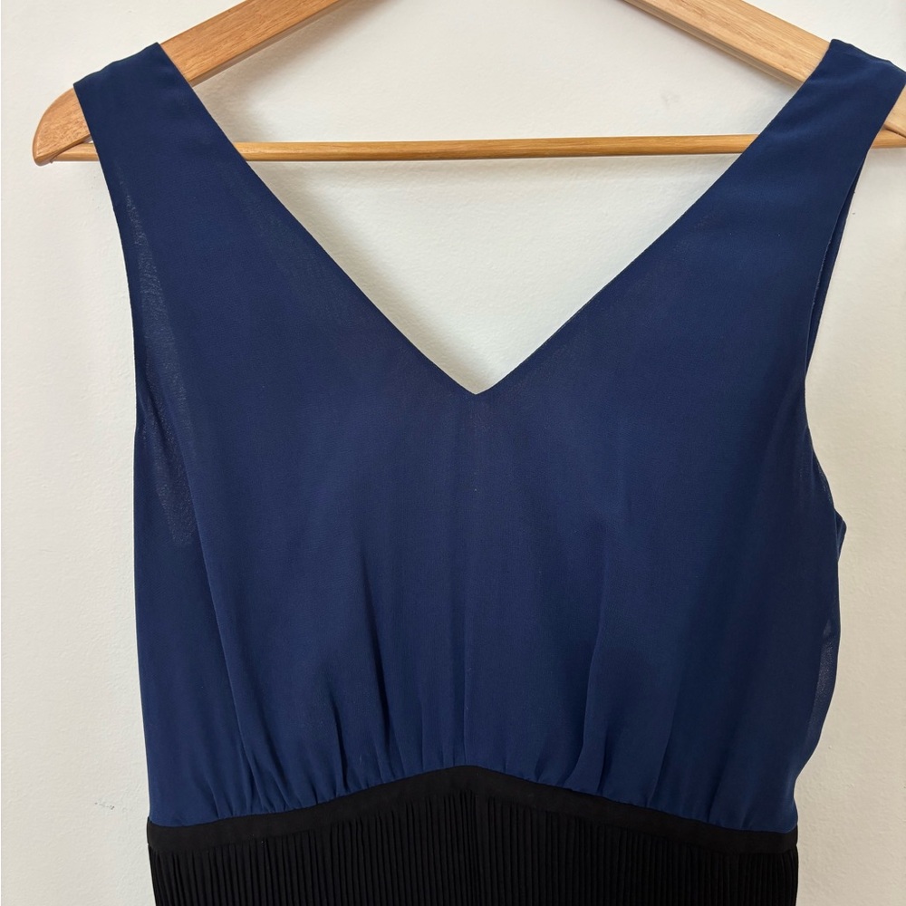Madewell Navy and Black Maxi Dress